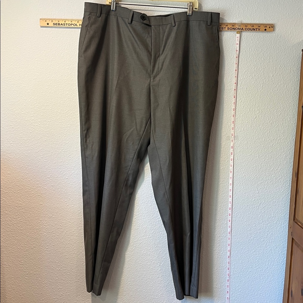 Michael Kors mens dress pants. 44/32. Grey with fine stripe. Barely worn.